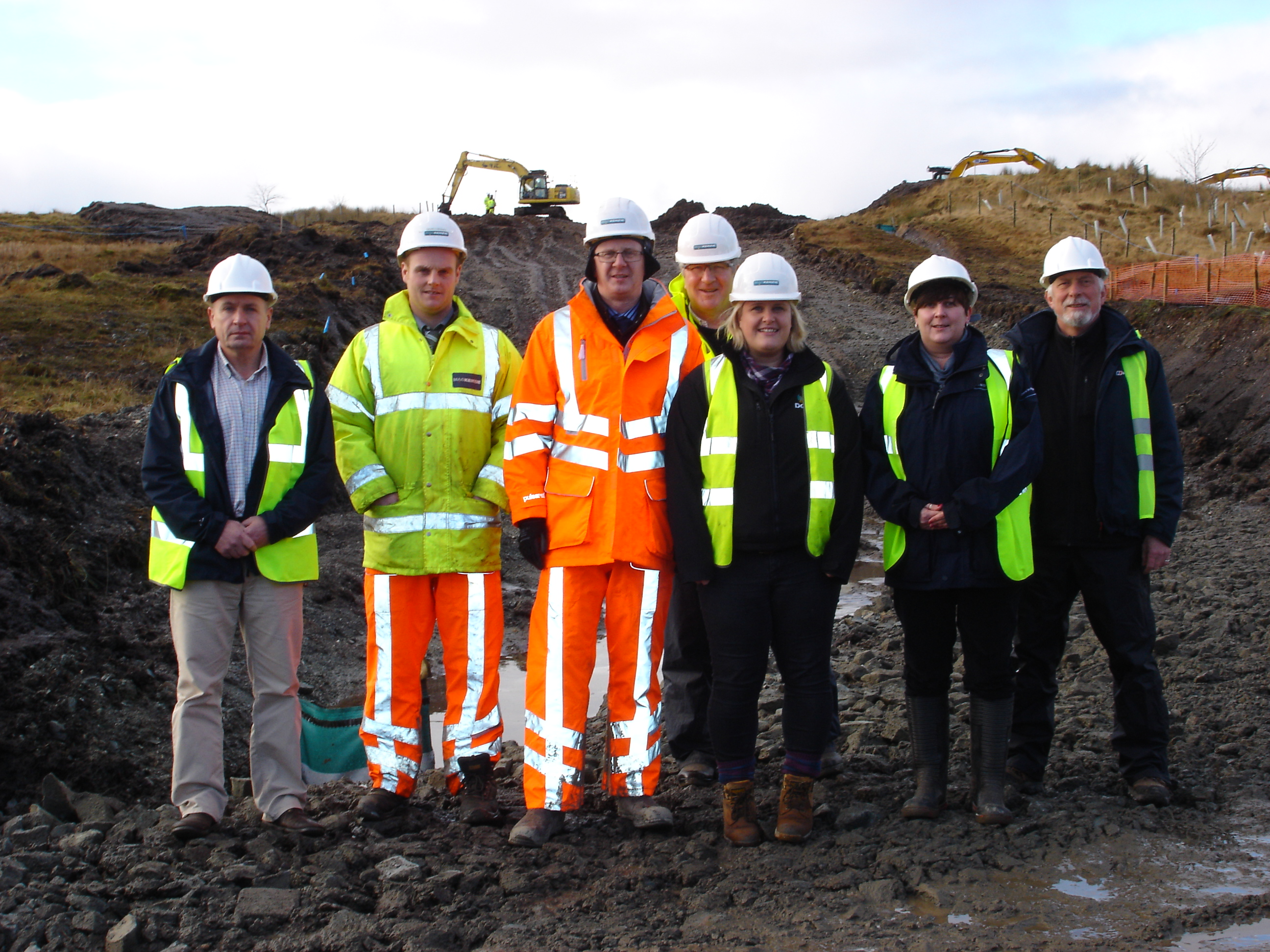 Garelochhead turf cutting