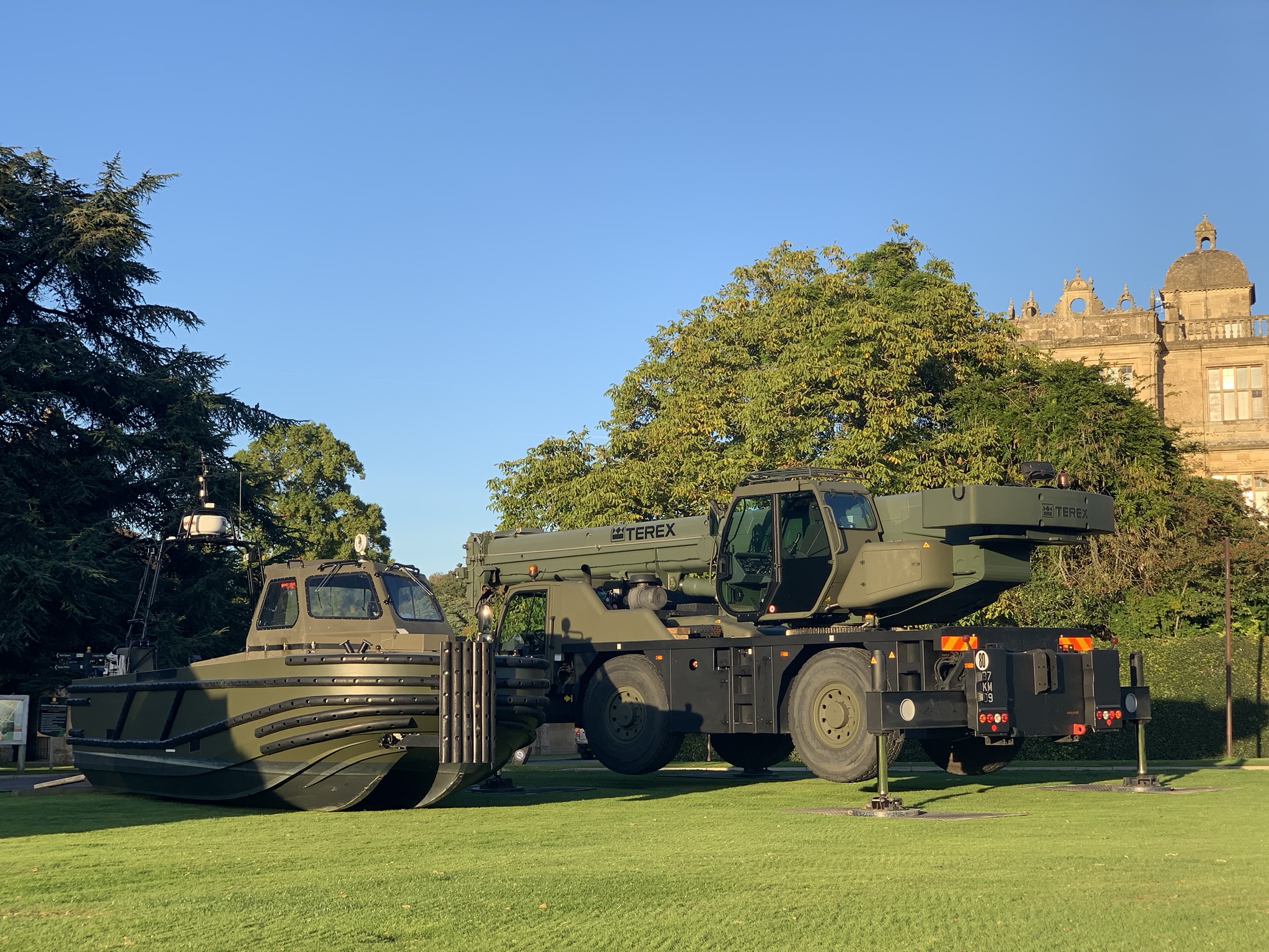 A range of military equipment