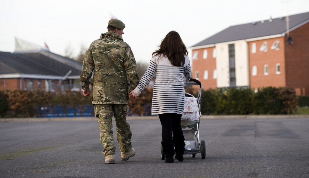 Soldiers from B Company 2nd Battalion The Royal Welsh return home to their base in Tidworth